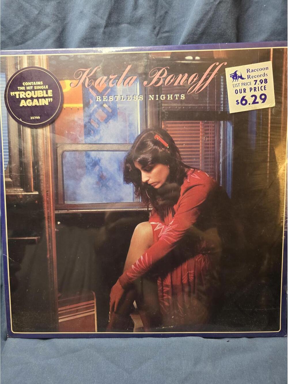 New Unopened Karla Bonoff - Restless Nights Vinyl LP Album